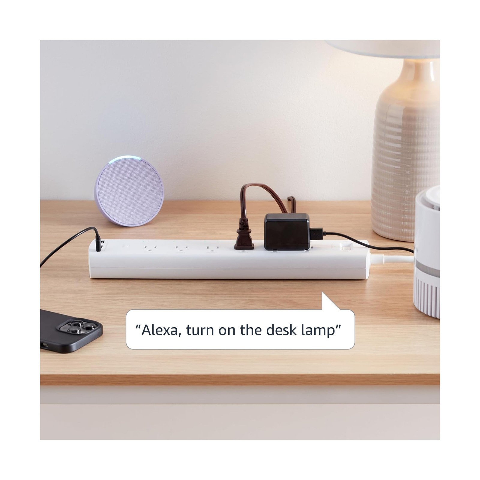 Amazon Basics Smart Plug Power Strip with 6 Individually Contro... FAST USA SHIP