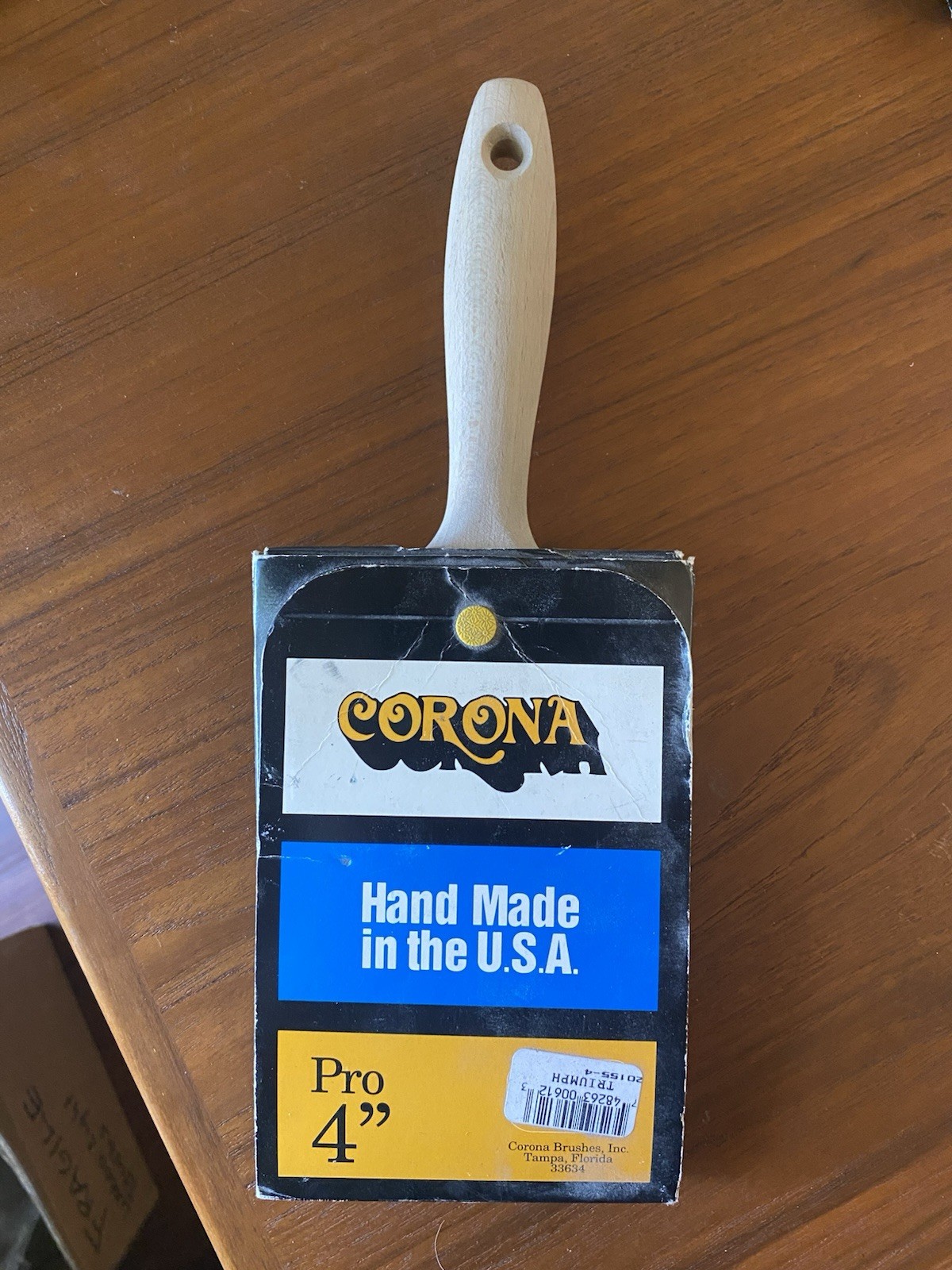 Corona 4" Triumph Chinex Bristle Paint Brush New Old Stock NOS