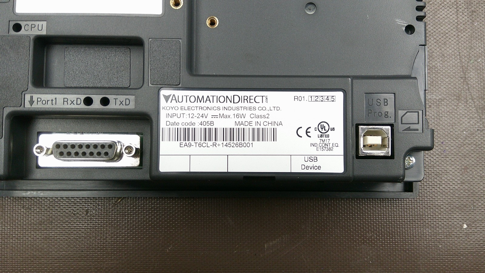 Automation Direct EA9-T6CL-R+ Touch Panel