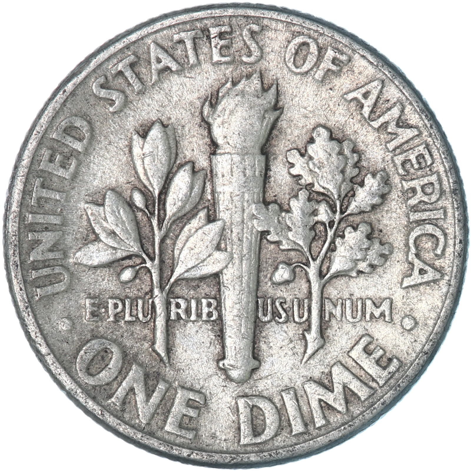 1946 (P) Roosevelt Dime 90% Silver Very Fine VF
