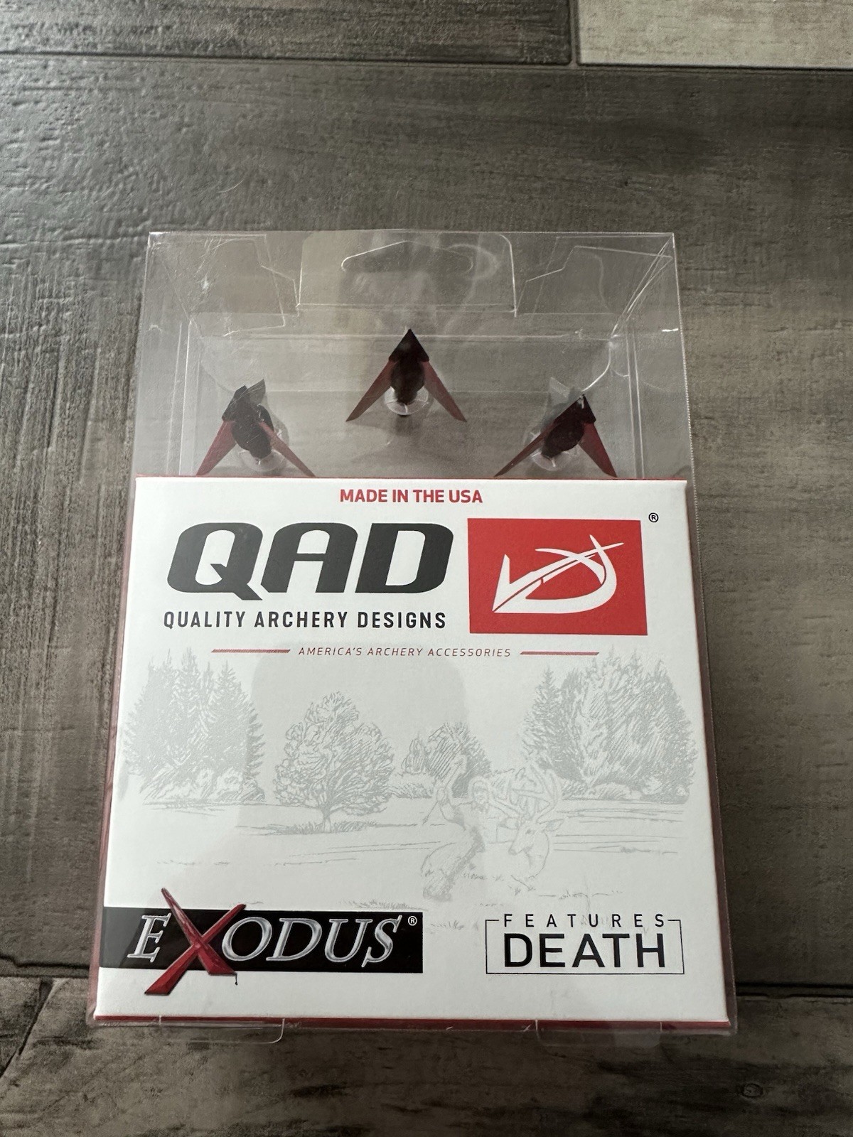 QAD Exodus Swept Blade 125 Grain Broadheads