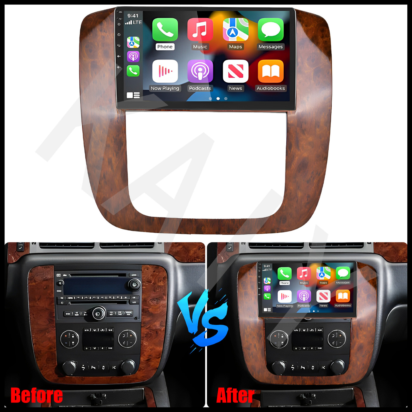 Car Play Android Radio Navi For Chevrolet Tahoe LT Sport Utility 5.3L 2010 2013