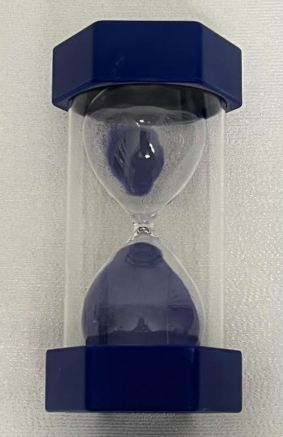 Sand Timer 5 Minute Hourglass Timer, Sand Clock, Royal Blue Sand