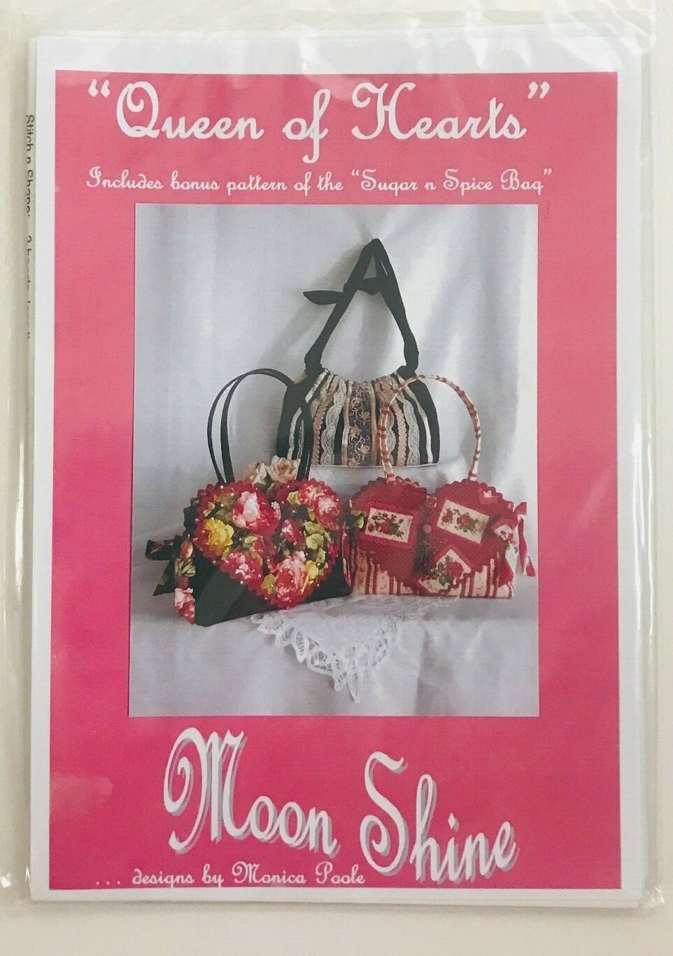 Moon Shine QUEEN OF HEARTS & SUGAR N SPICE BAG Handbag Sewing Instructions