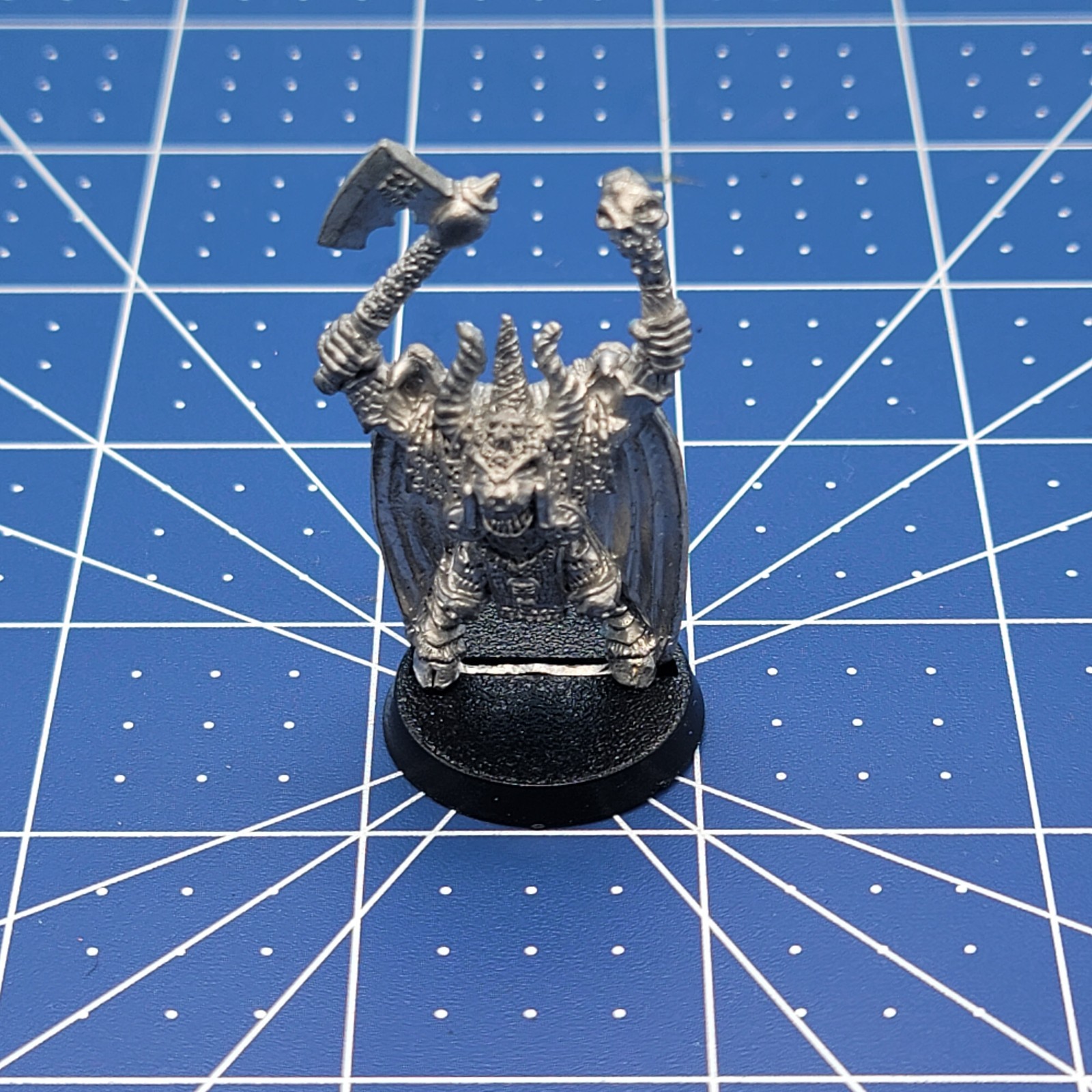 GW EPIC 40K CHAOS Greater Demon of Khorne - Bloodthirster 2 - OOP 6mm Metal