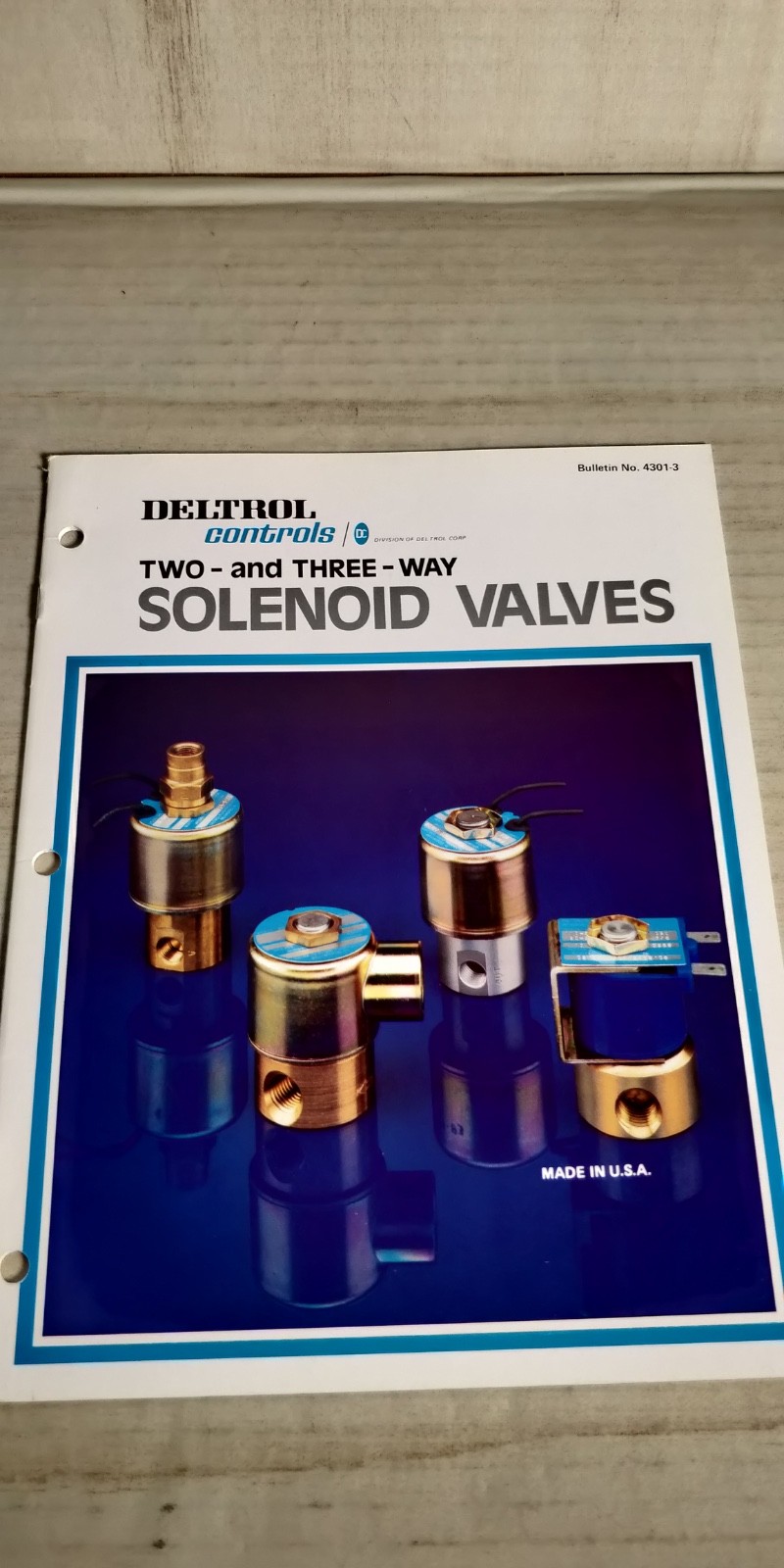 1989 DELTROL controls bulletin 4301-3 ~ 2 & 3 way solenoid valves ~ C2