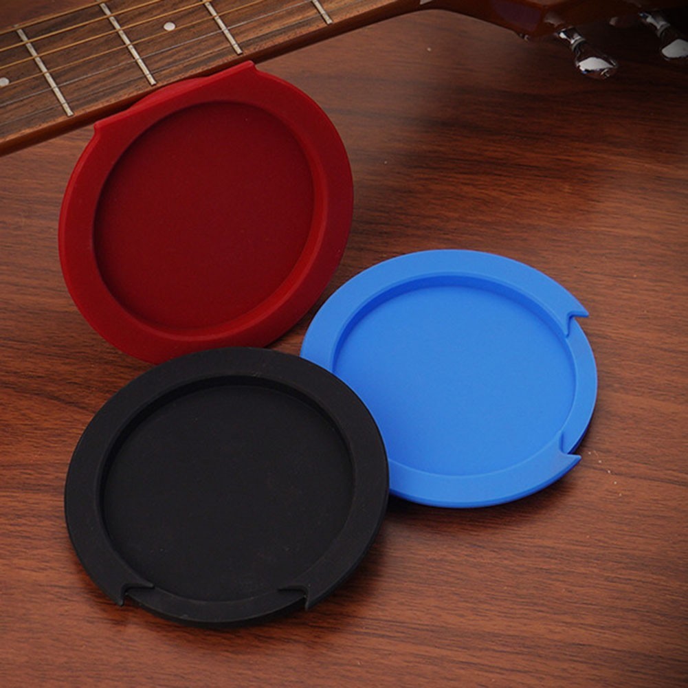 Soft Silicone Sound Hole Cover for Full Size Acoustic Guitar Performance