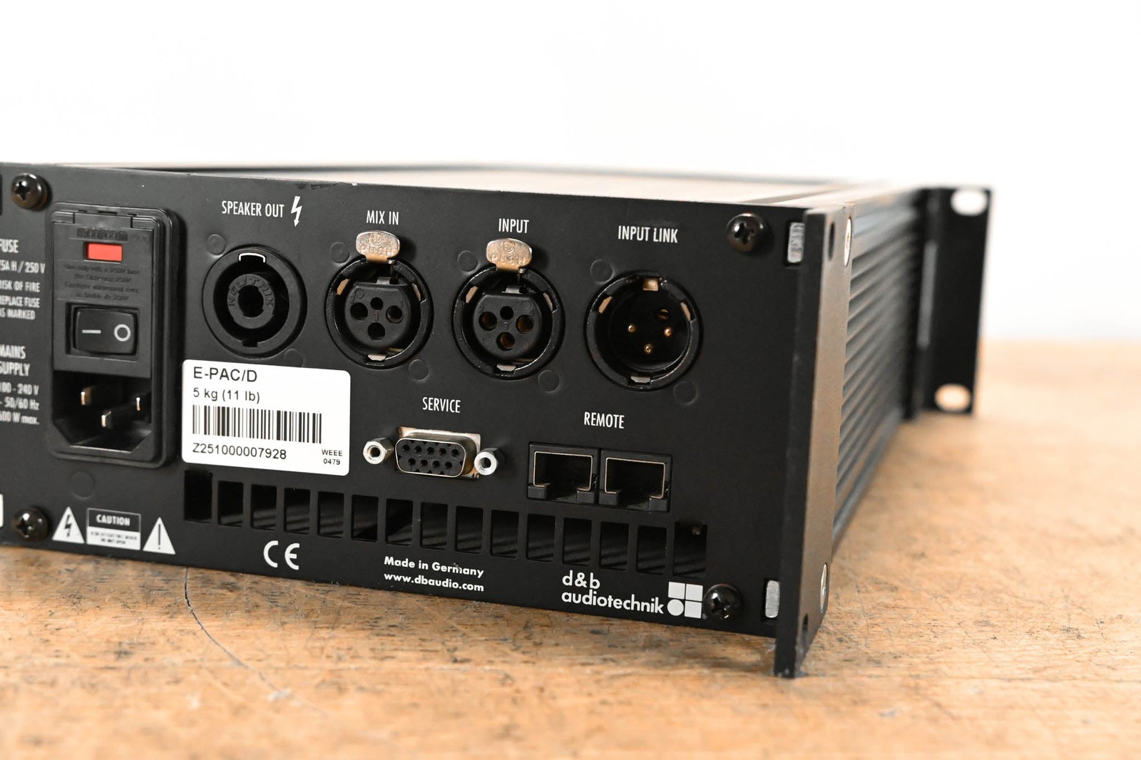 d&b audiotechnik E-PAC Single-Channel Power Amplifier Controller CG01V50