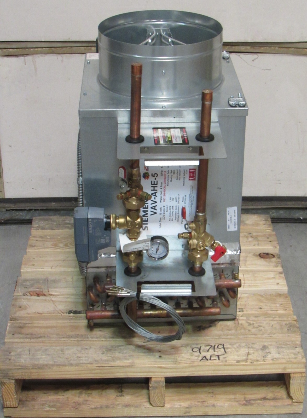 NEW Siemens Variable Air Volume VAV Actuator Box Assembly HVAC Zone Control ZCU