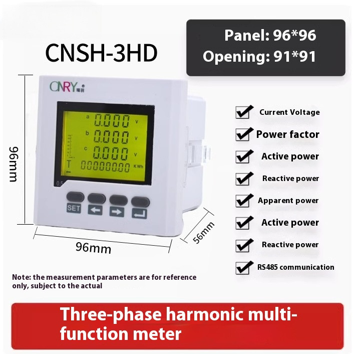 New Intelligent Digital Display Three-phase Multi-function Network Power Meter