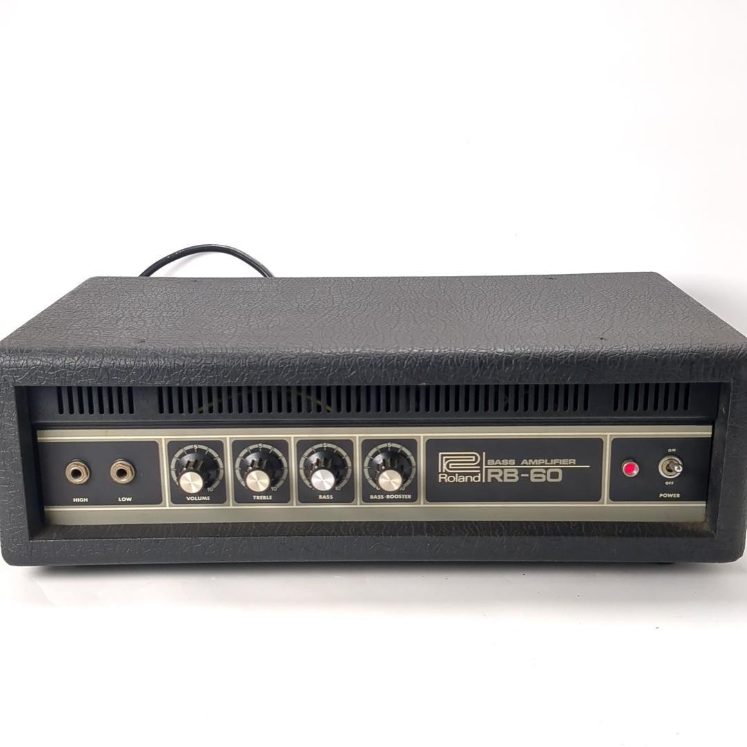 Roland RB-60 Vintage Bass Amplifier Head Made in Japan Sound Tested