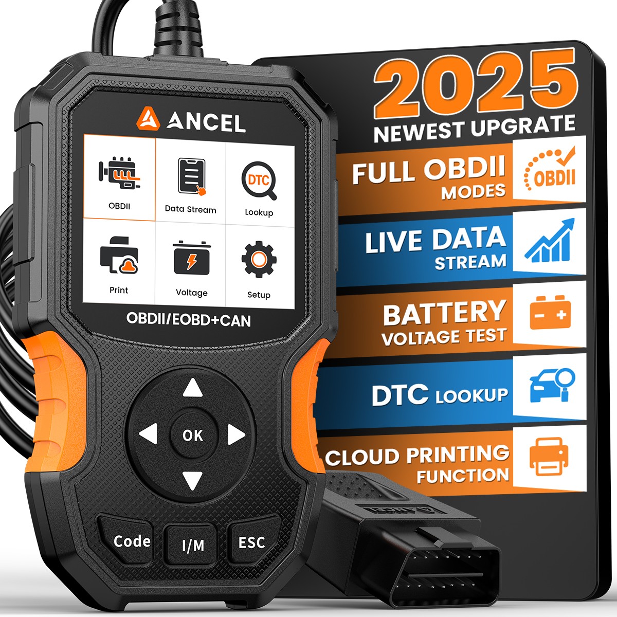 Automotive OBD Code Reader OBD2 Scanner Car Check Engine Fault Diagnostic Tool