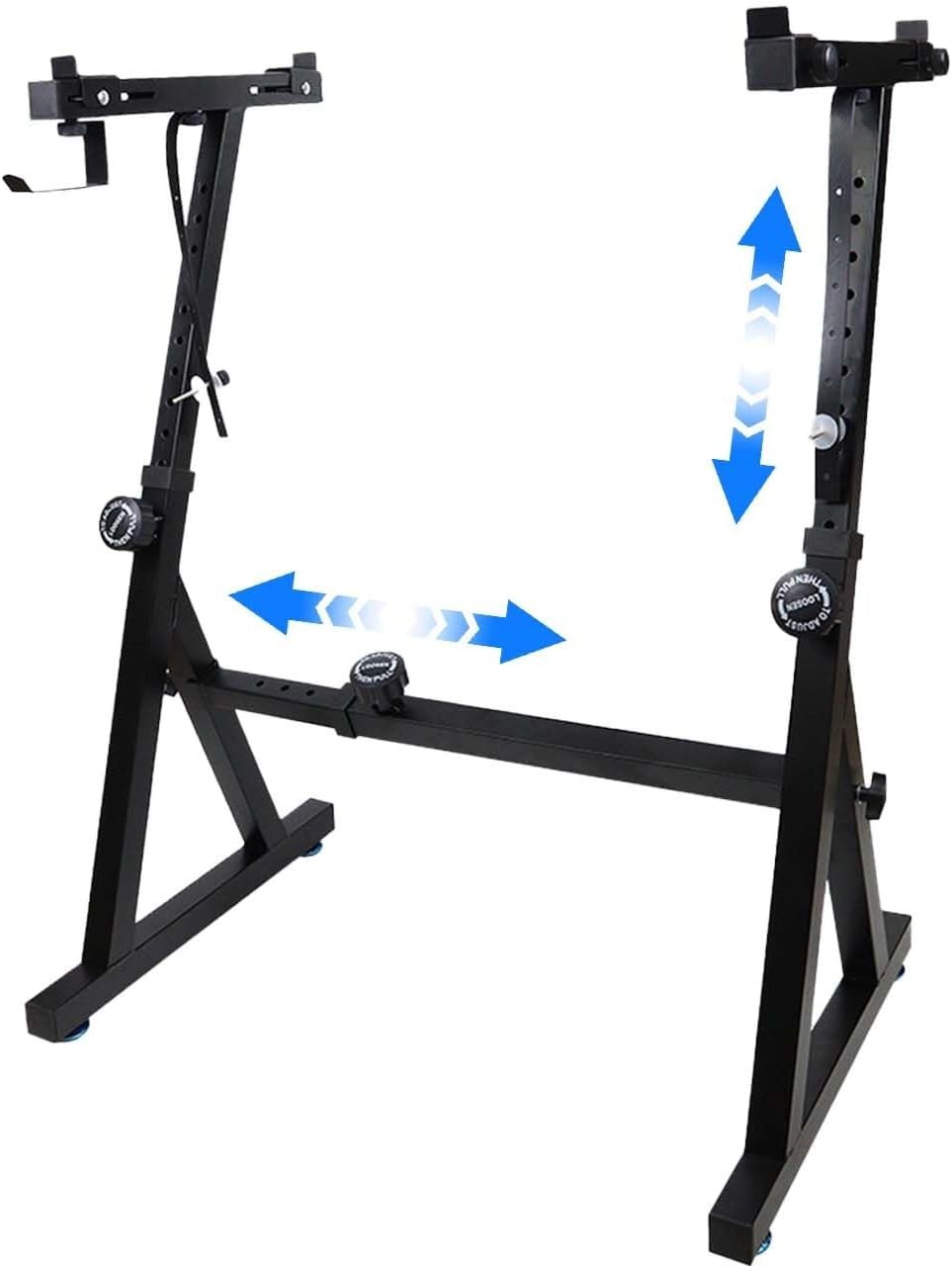 Z-Style Keyboard Stand Adjustable Height Heavy-Duty for 54/61/88 Key Pianos