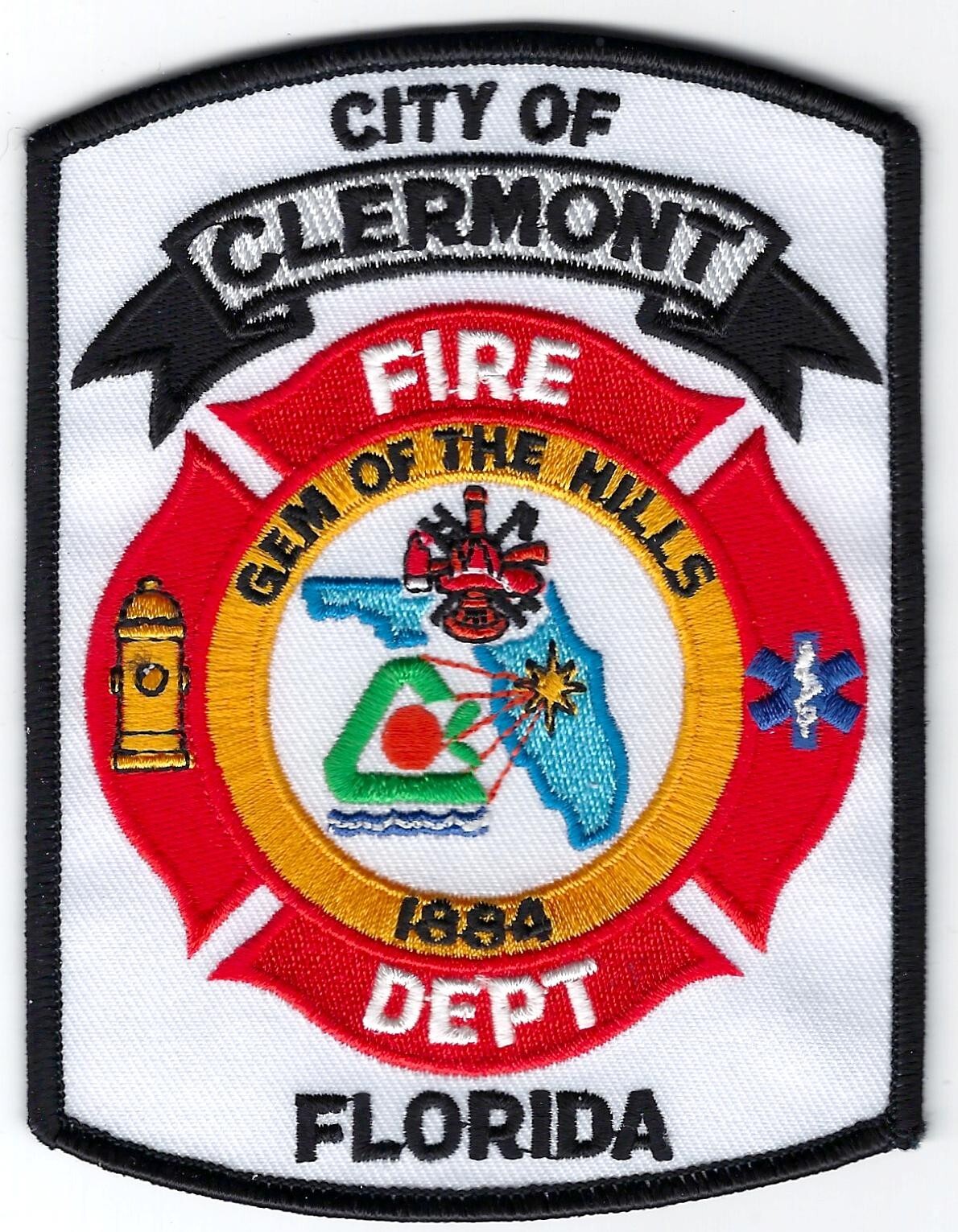 FLORIDA - City of Clermont Fire Dept. [ Shoulder Patch ]