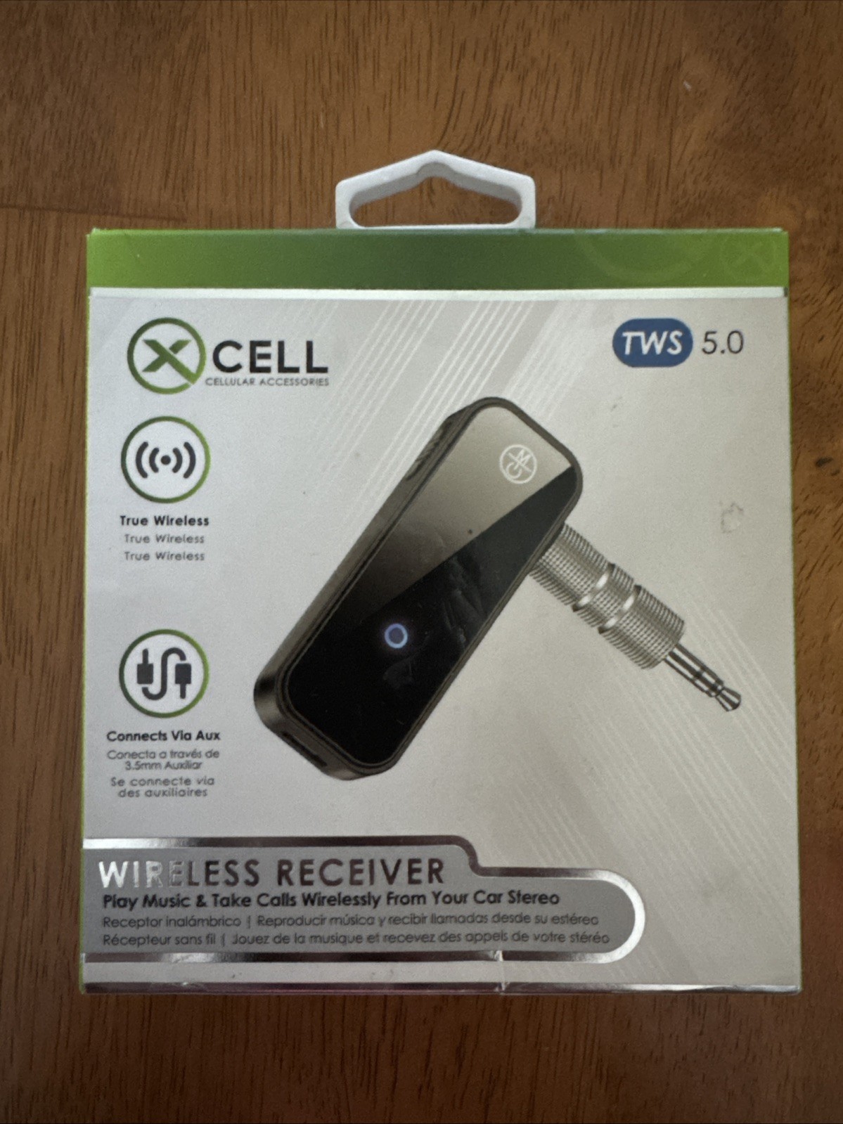 X Cell Wireless Receiver Play Music & Take Calls Wirelessly From Your Car Stereo