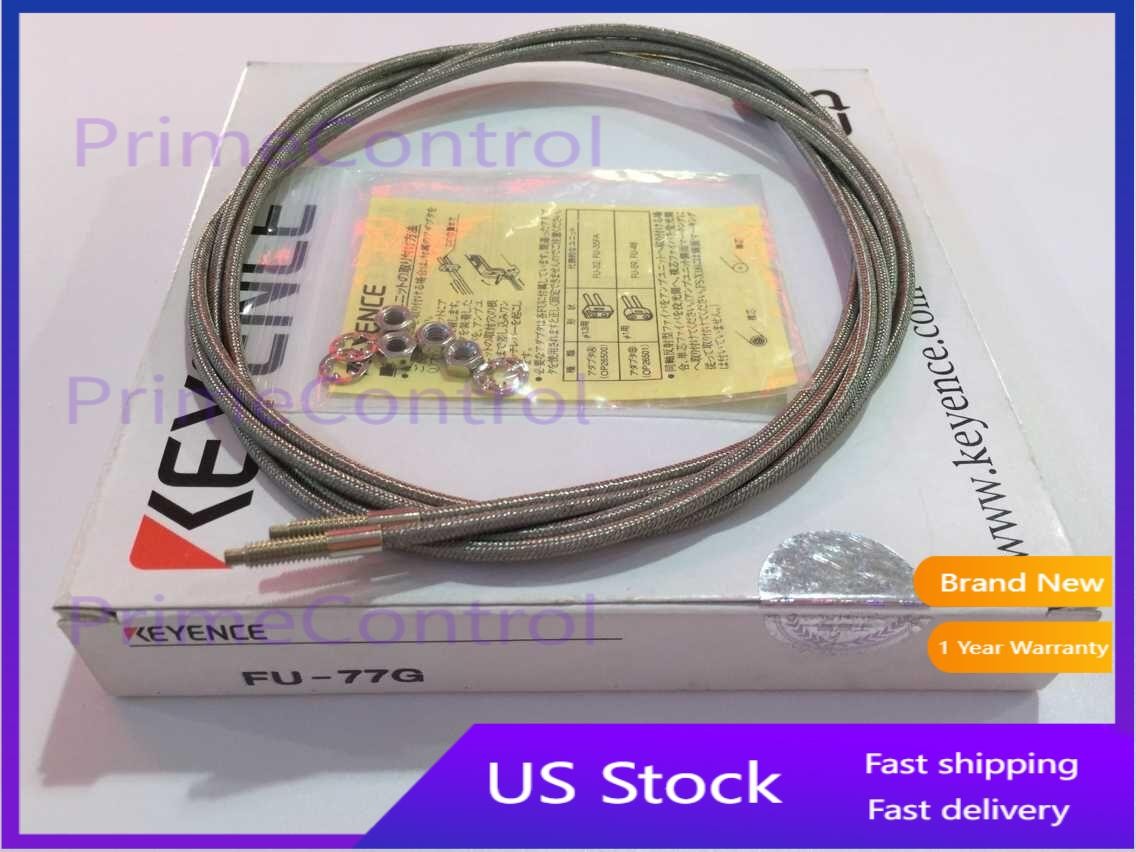 KEYENCE FU-77G Fiber Optic Sensor FU77G Cable New In Box Free Shipping