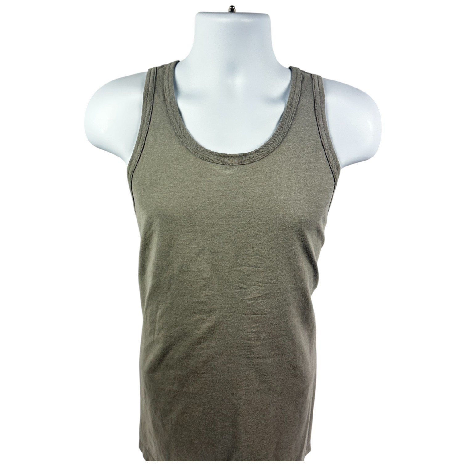 Men's ComfortWash by Hanes Garment-Dyed Unisex Tank Top (Concrete Gray)