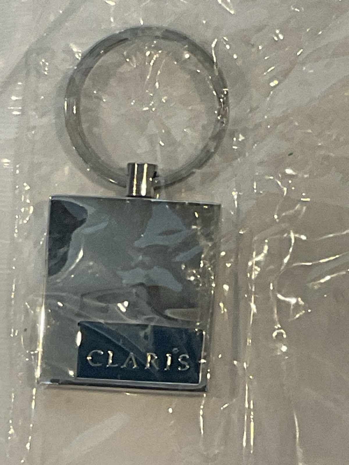 Claris ClarisWorks  Promo Advertising  Keychain Vintage Apple Computer