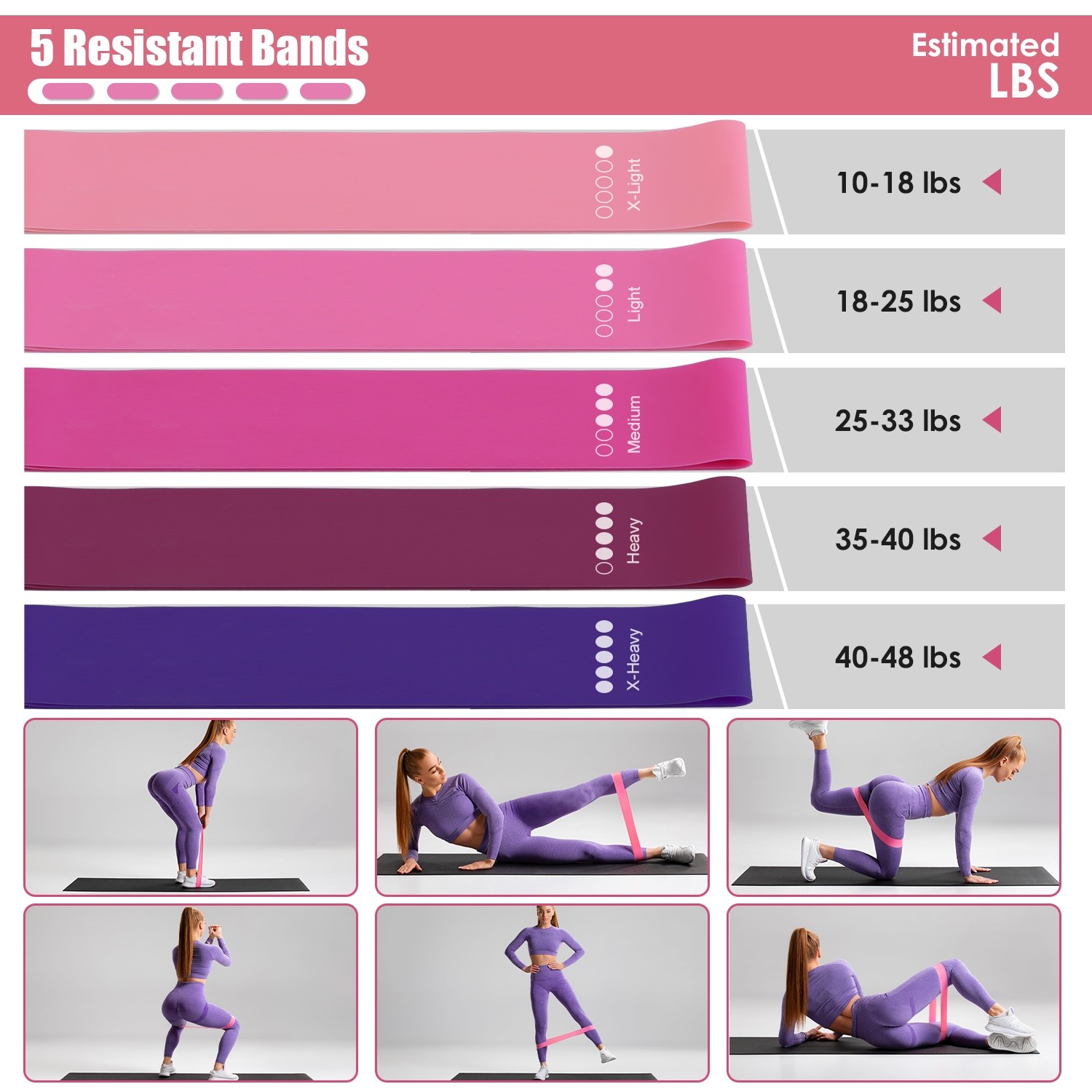 14Pcs Pilates Ring Essentials Kit Yoga Strap For Women & Yoga Ball Arm Stretcher