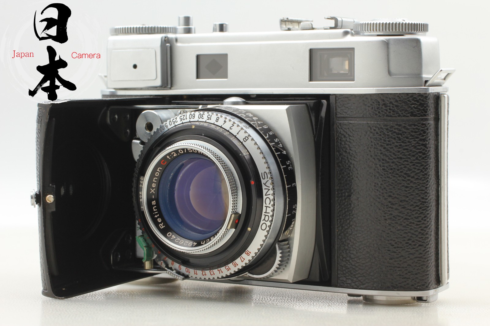 Meter OK【Near MINT】 Kodak Retina IIIc 35mm Rangefinder Film Camera 50mm F2 JAPAN