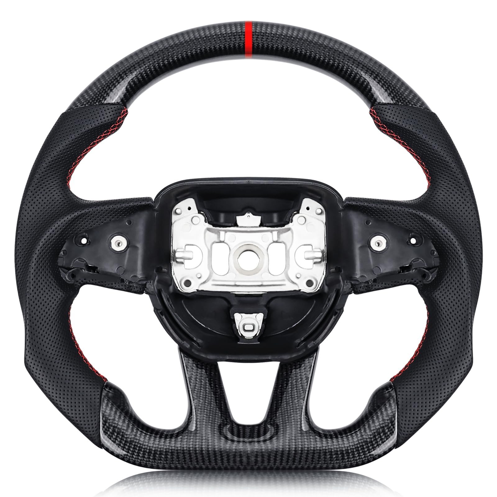 Real Carbon Fiber Steering Wheel For Dodge/Jeep Grand Cherokee/SXT/GT/RT/SRT/...