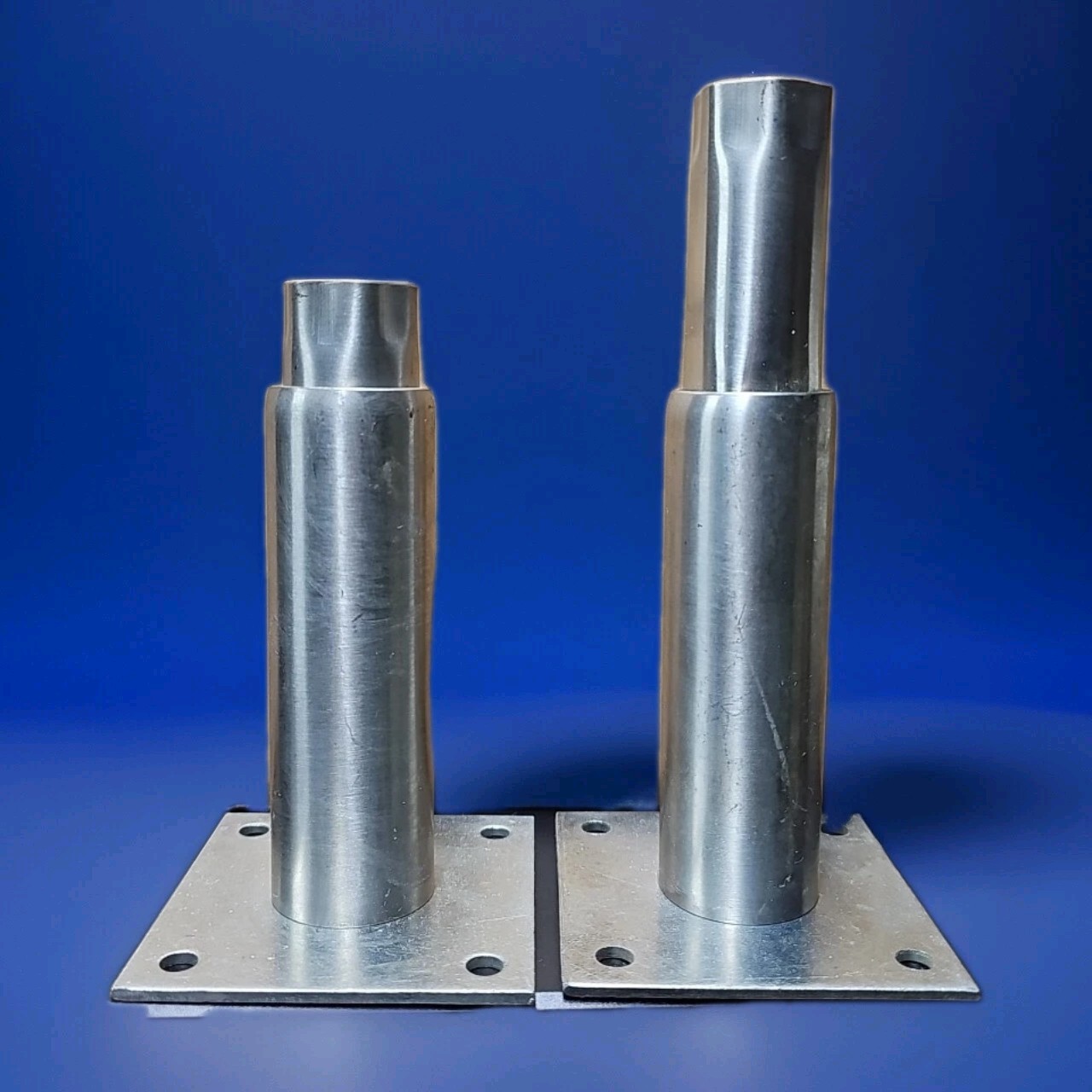 Stainless Heavy Duty Adjustable Legs Feet 6" to 7 1/2" Set Of 2 New Commercial