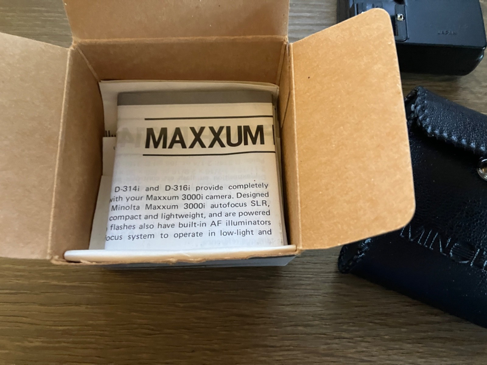 Minolta Maxxum D 314i Flash New Old Stock