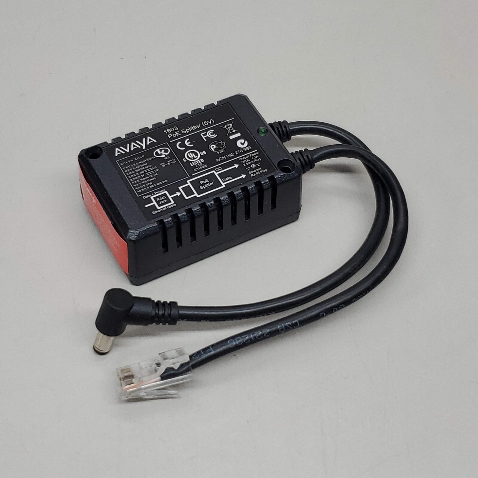 AVAYA 1603 PoE Splitter 5V 700415607 (New Other)