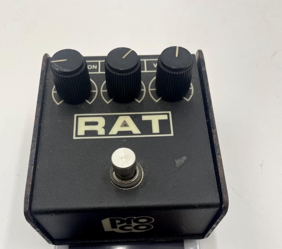 ProCo RAT2 Silver Screw Distortion Guitar Effects Pedal Used