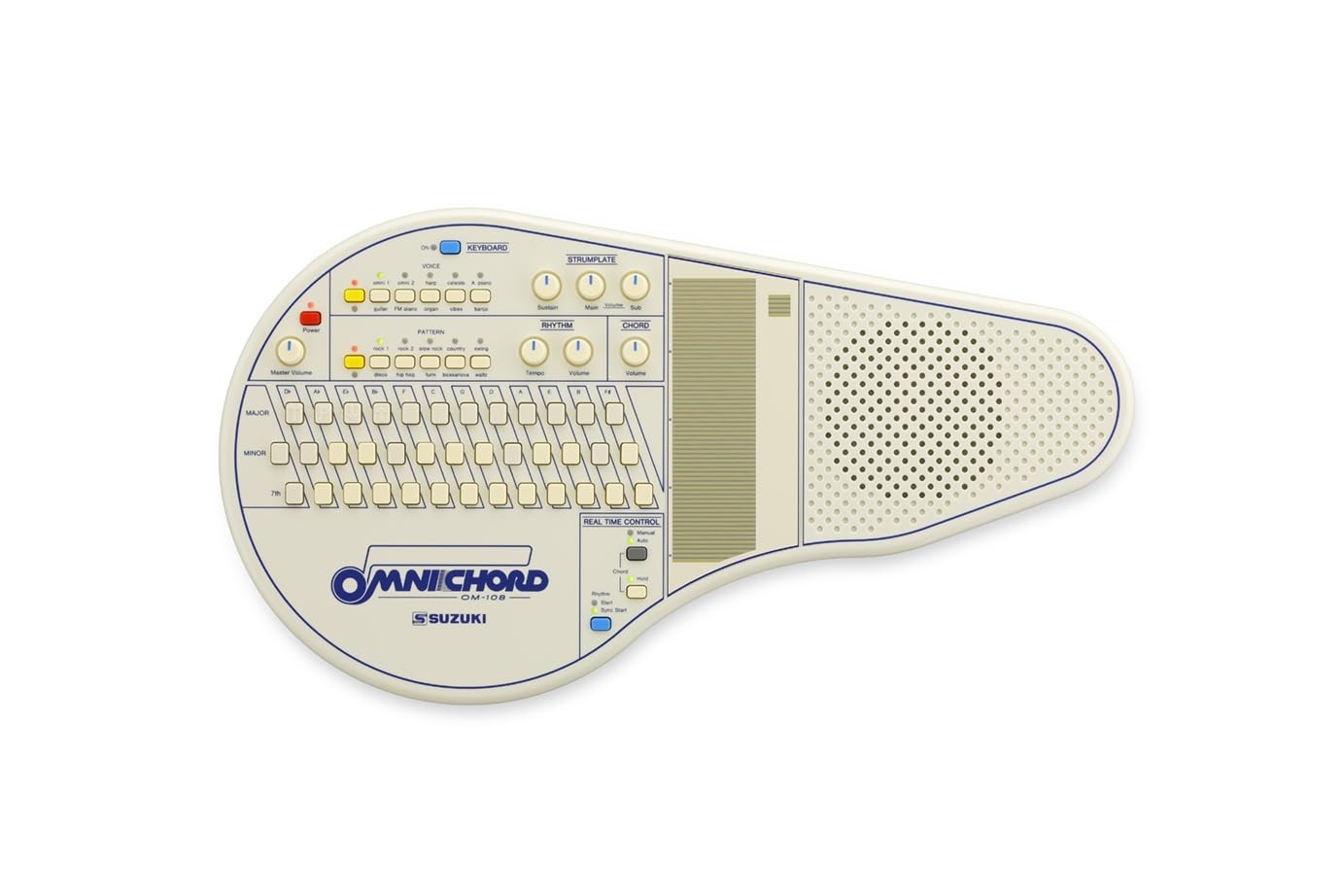 SUZUKI OM-108 OMNICHORD Strumplate Auto Bass Chord Electronic Musical JPN