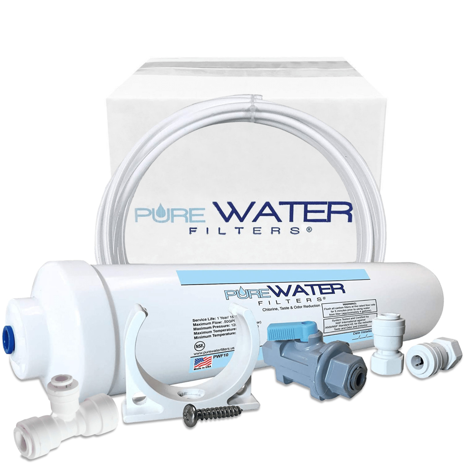 Inline Water Filter Kit for Ice Makers