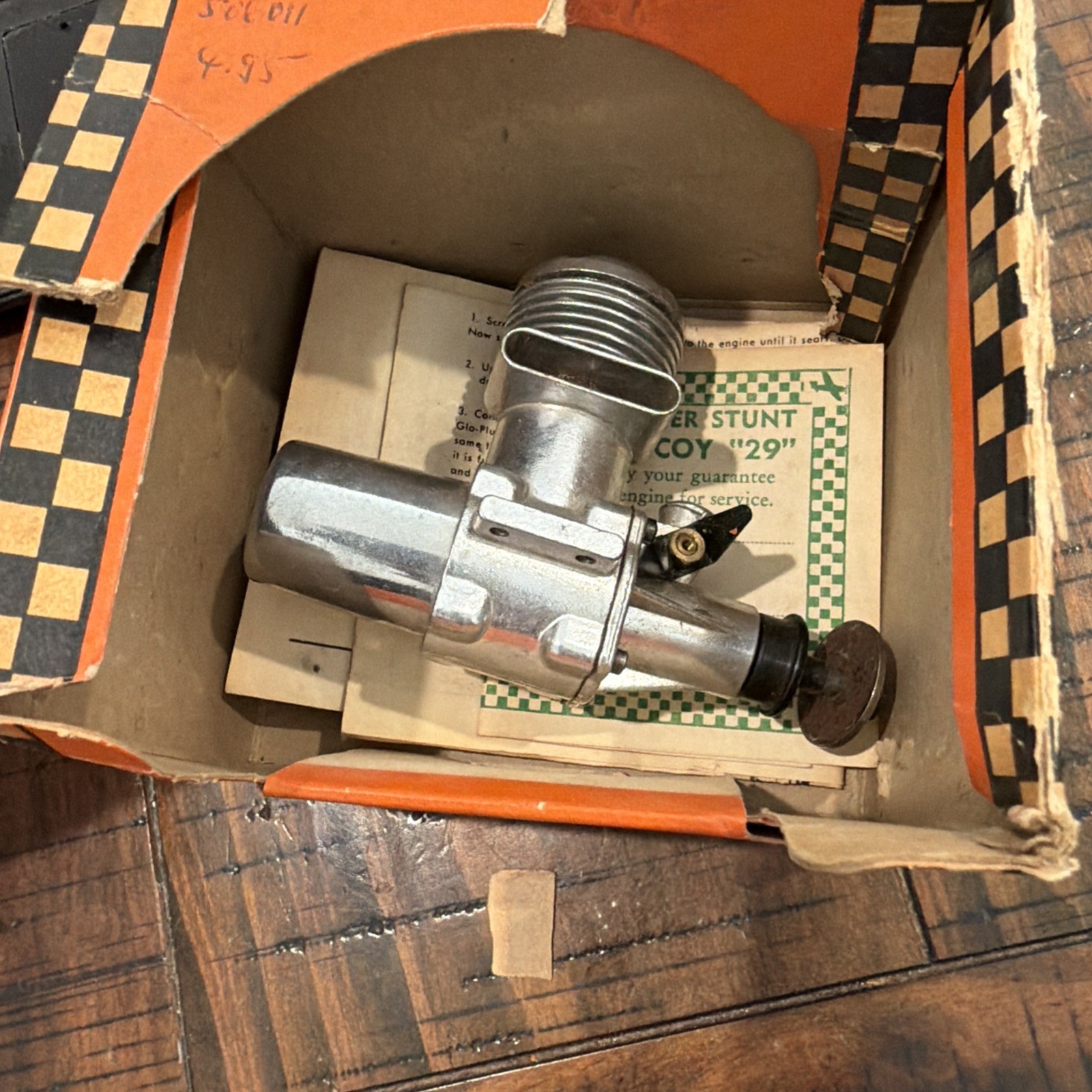 VINTAGE McCOY #29 SUPER STUNT COMPLETE ENGINE