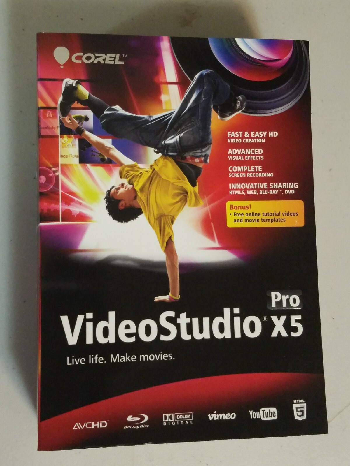 VideoStudio Pro X5 for Windows Vista / 7 / XP
