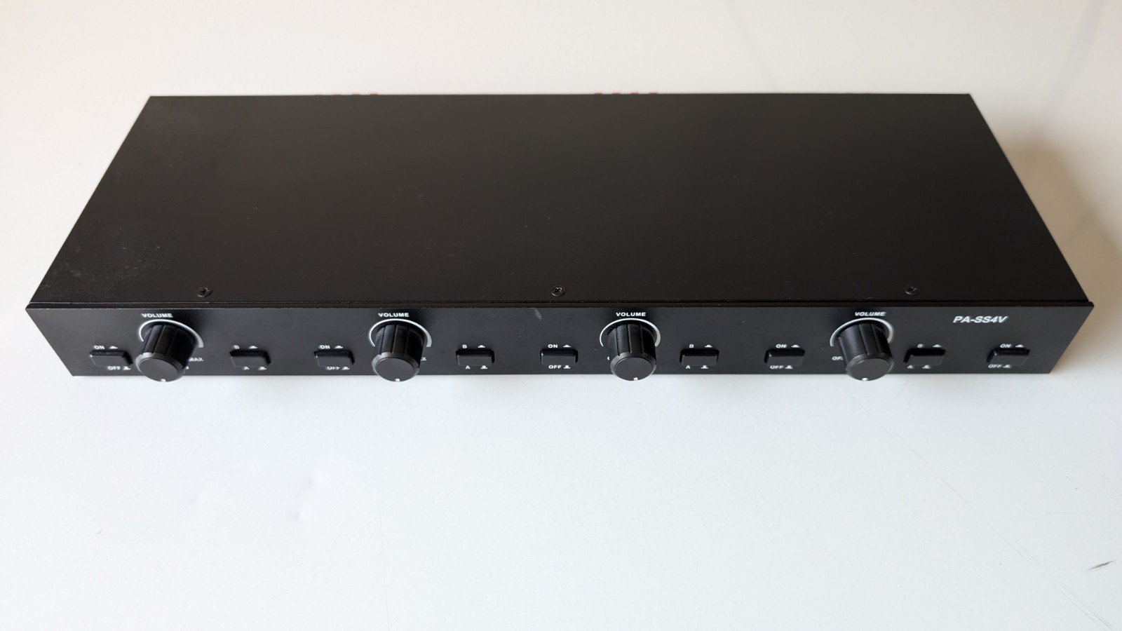 Vanco PA-SS4V Four Pair Stereo Speaker Selector Volume Control