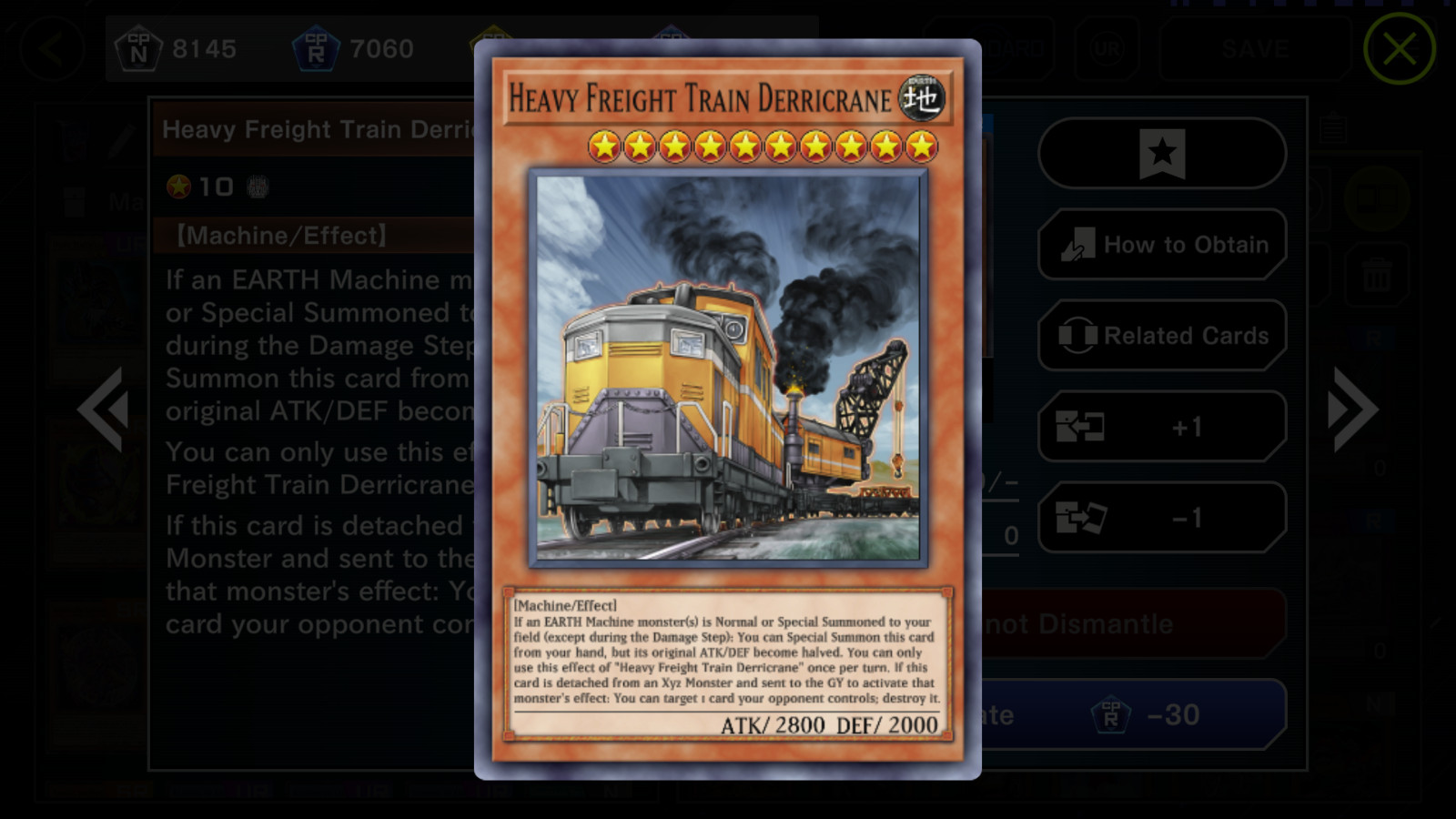 YuGiOh Master Duel - TRAIN Deck (Customizable)