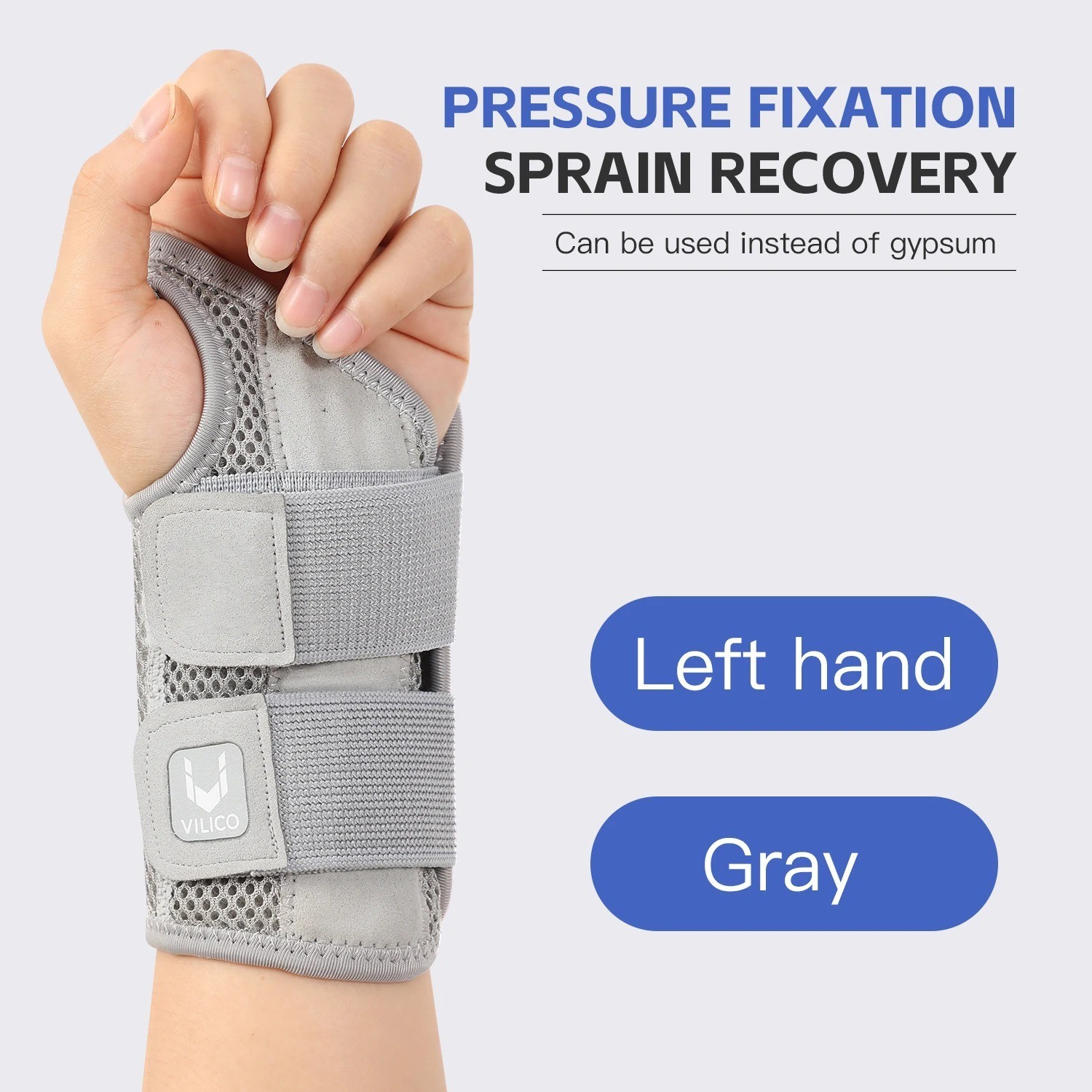 Wrist Brace with Splints for Carpal Tunnel Arthritis Tendonitis Support Hand