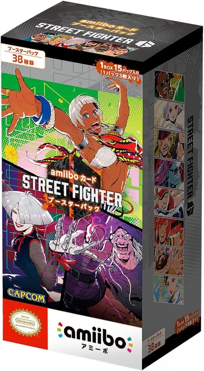 Street Fighter 6 amiibo Card Booster Pack (15 Packs/Box) JAPAN