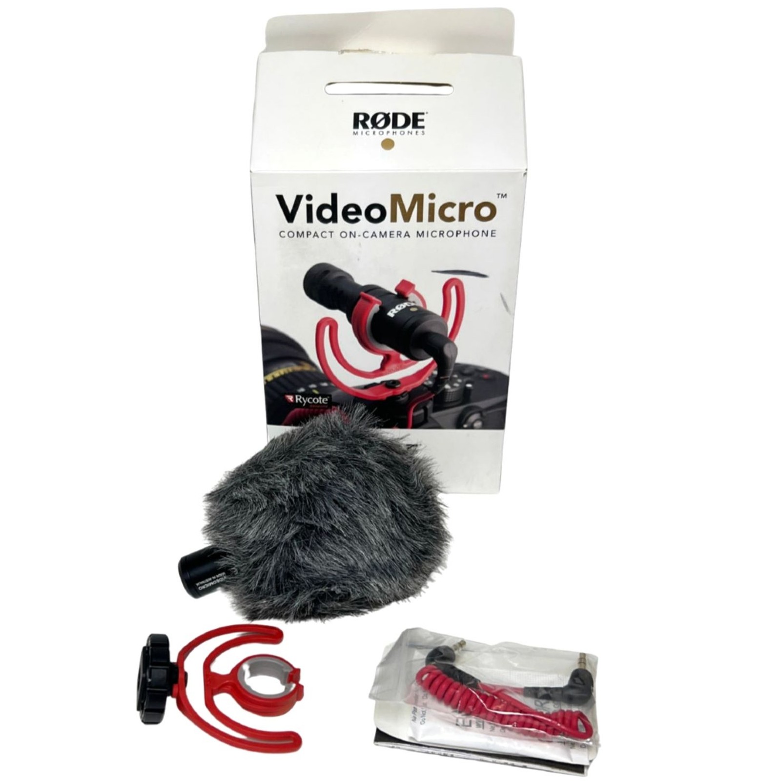 RØDE Rode VideoMicro Compact On-Camera Microphone Wind Shield & Accessories
