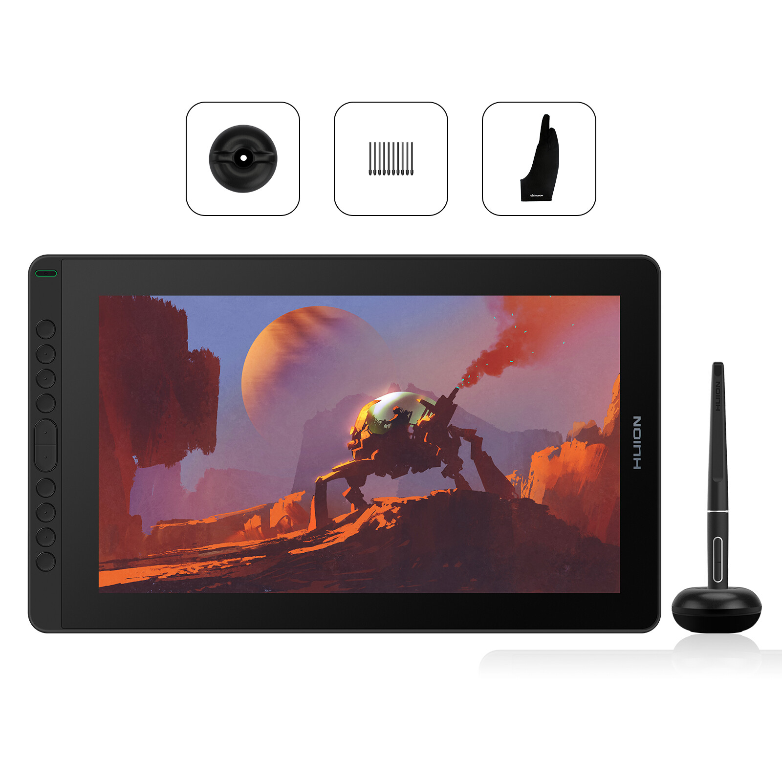 HUION Kamvas 16 2021 Graphics Tablet Pen Display 120% sRGB 15,6" Refurbished