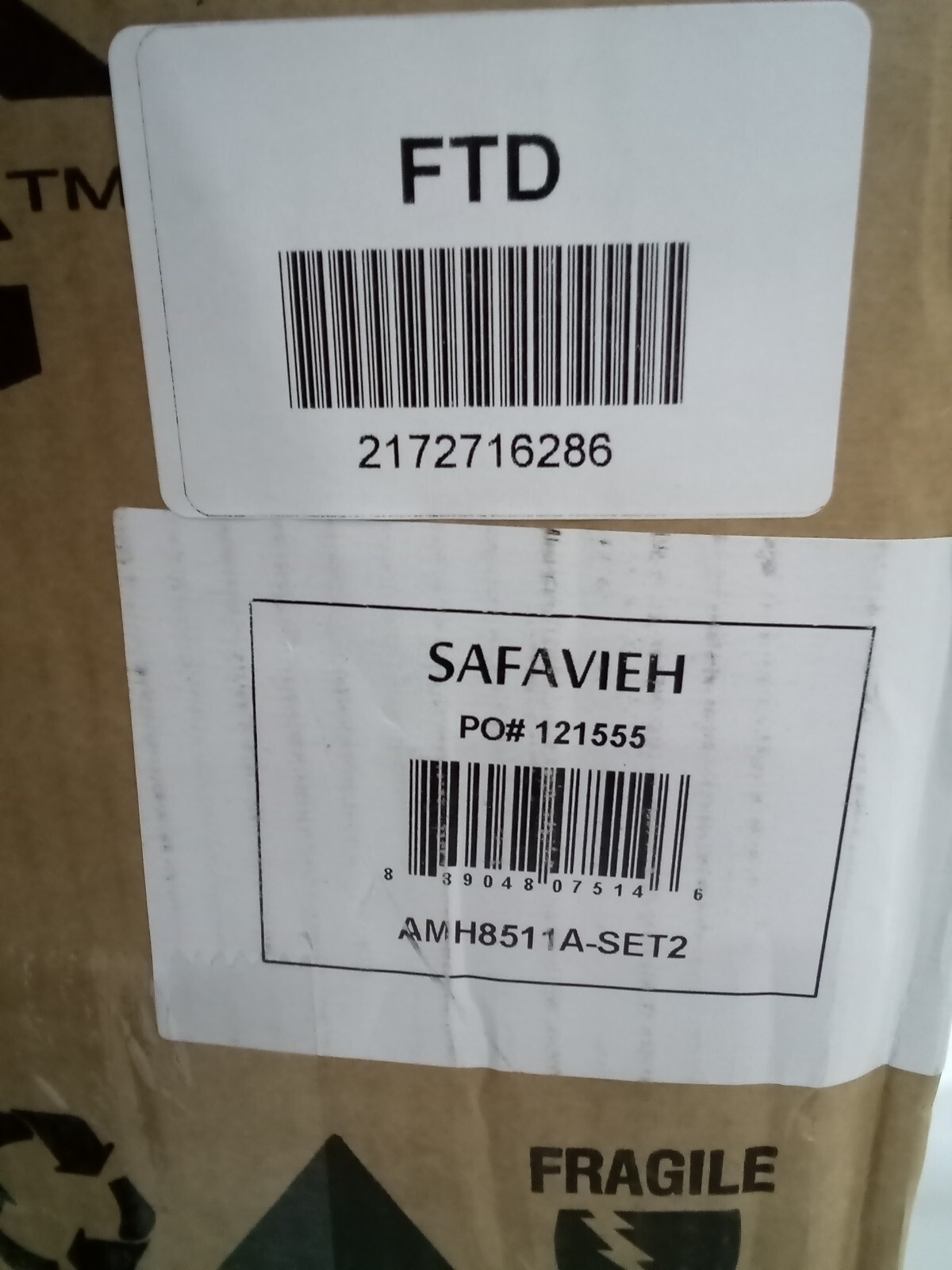 Safavieh Burris Side Chair, Reduced Price 2172716286 AMH8511A-SET2