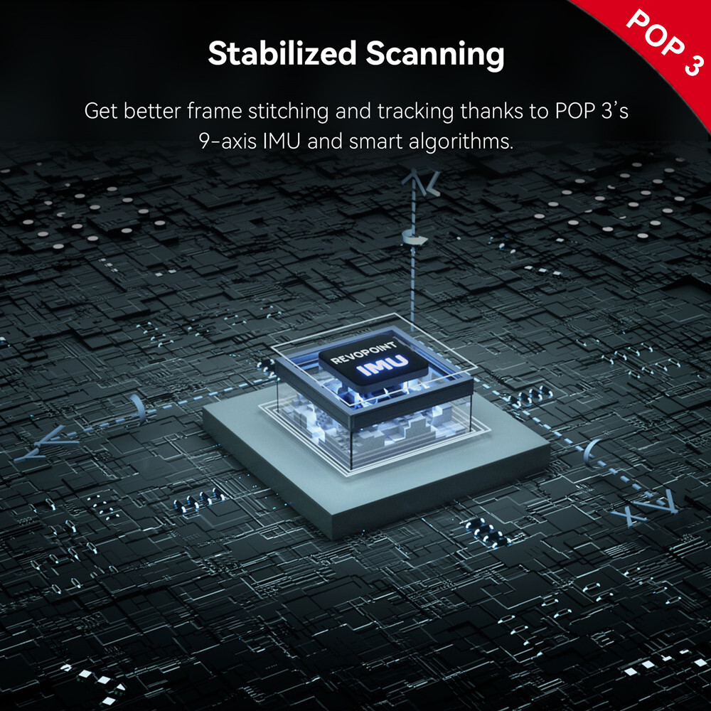 Revopoint Handheld 3D Scanner POP 3 POP 2 0.05 mm Precision for 3D Printing