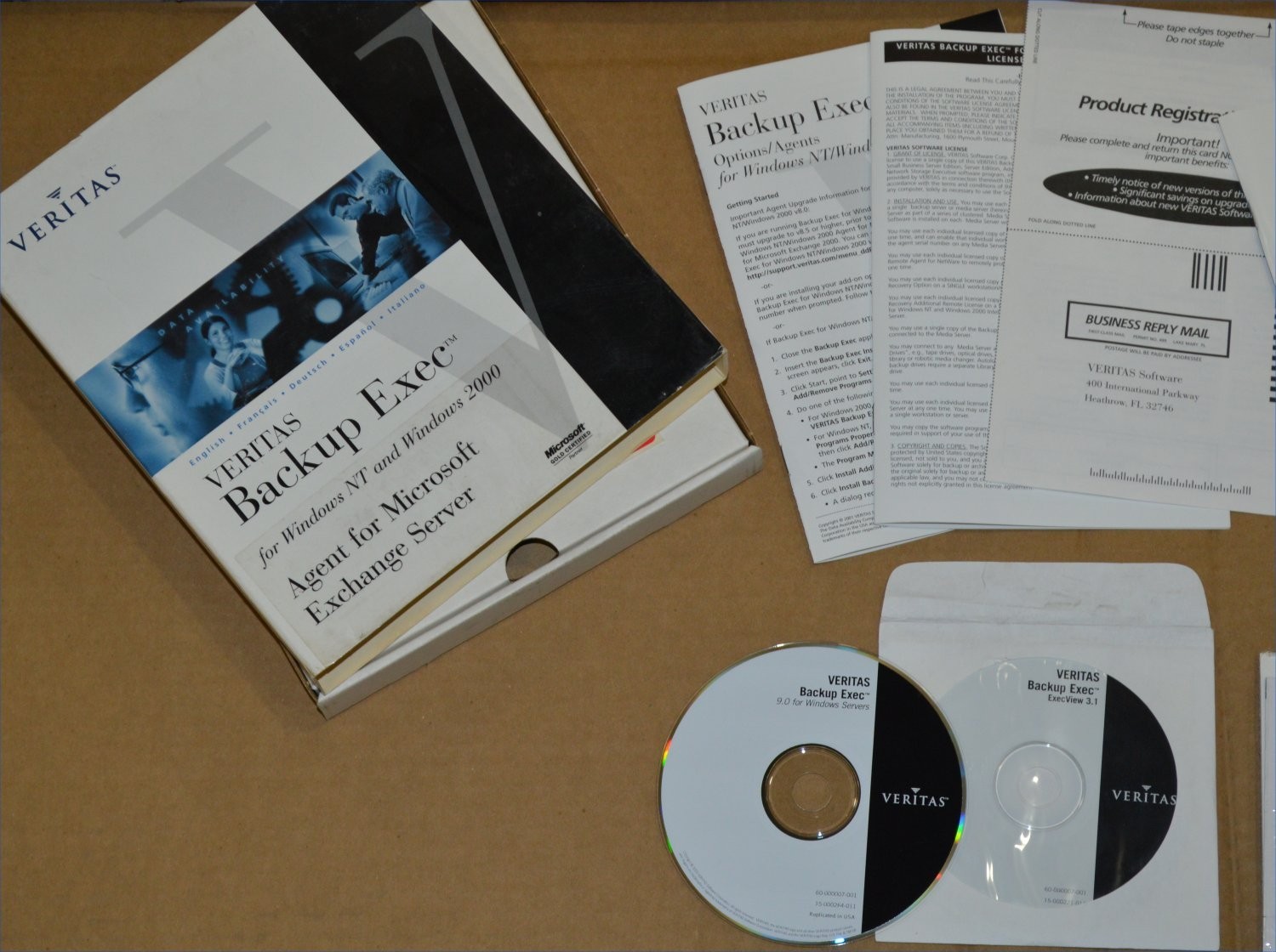 VERITAS Backup Exec for Windows NT/Windows 2000 & NetBackUp Business Server