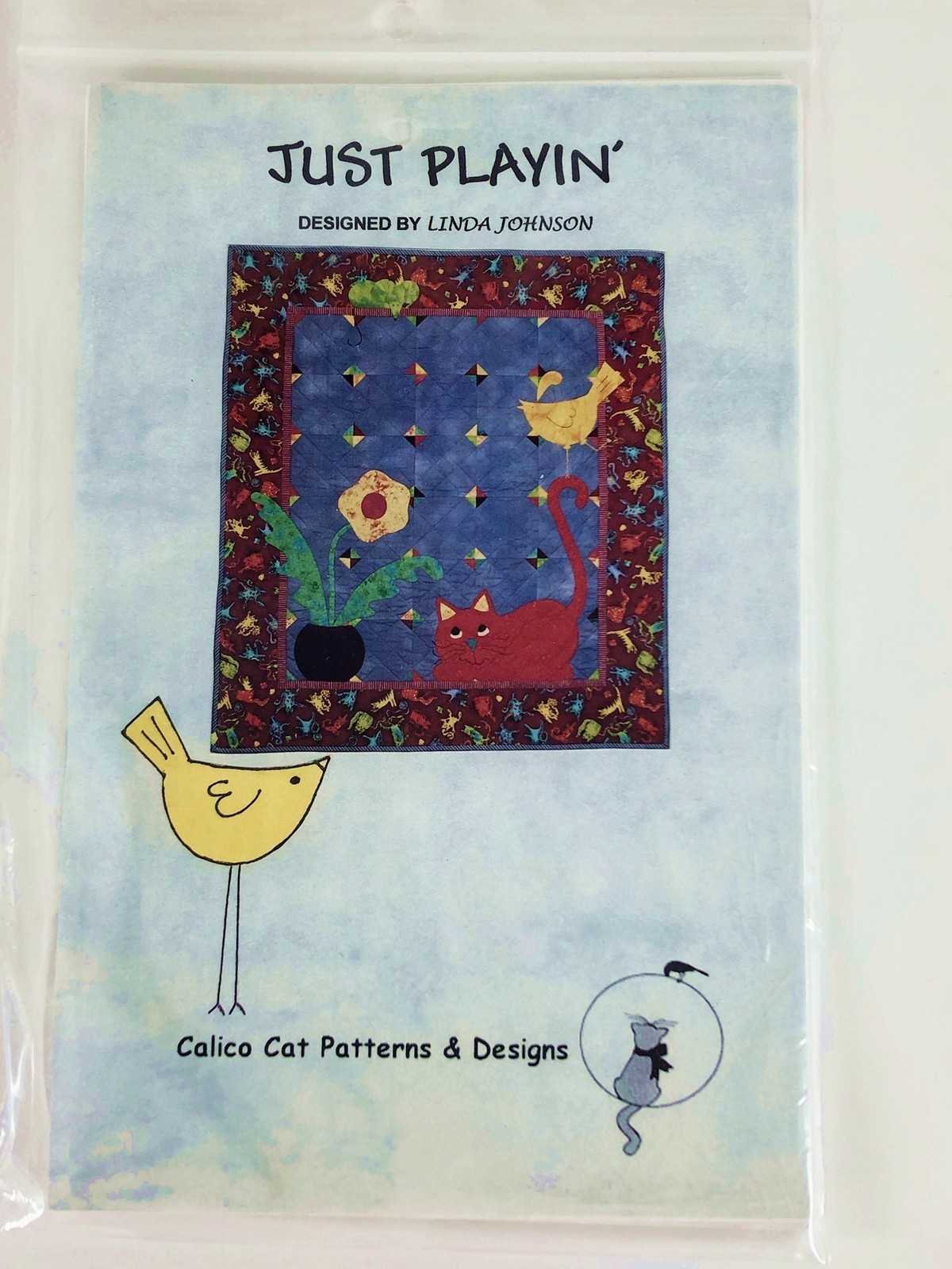 JUST PLAYIN Pieced Quilt Pattern 40x45