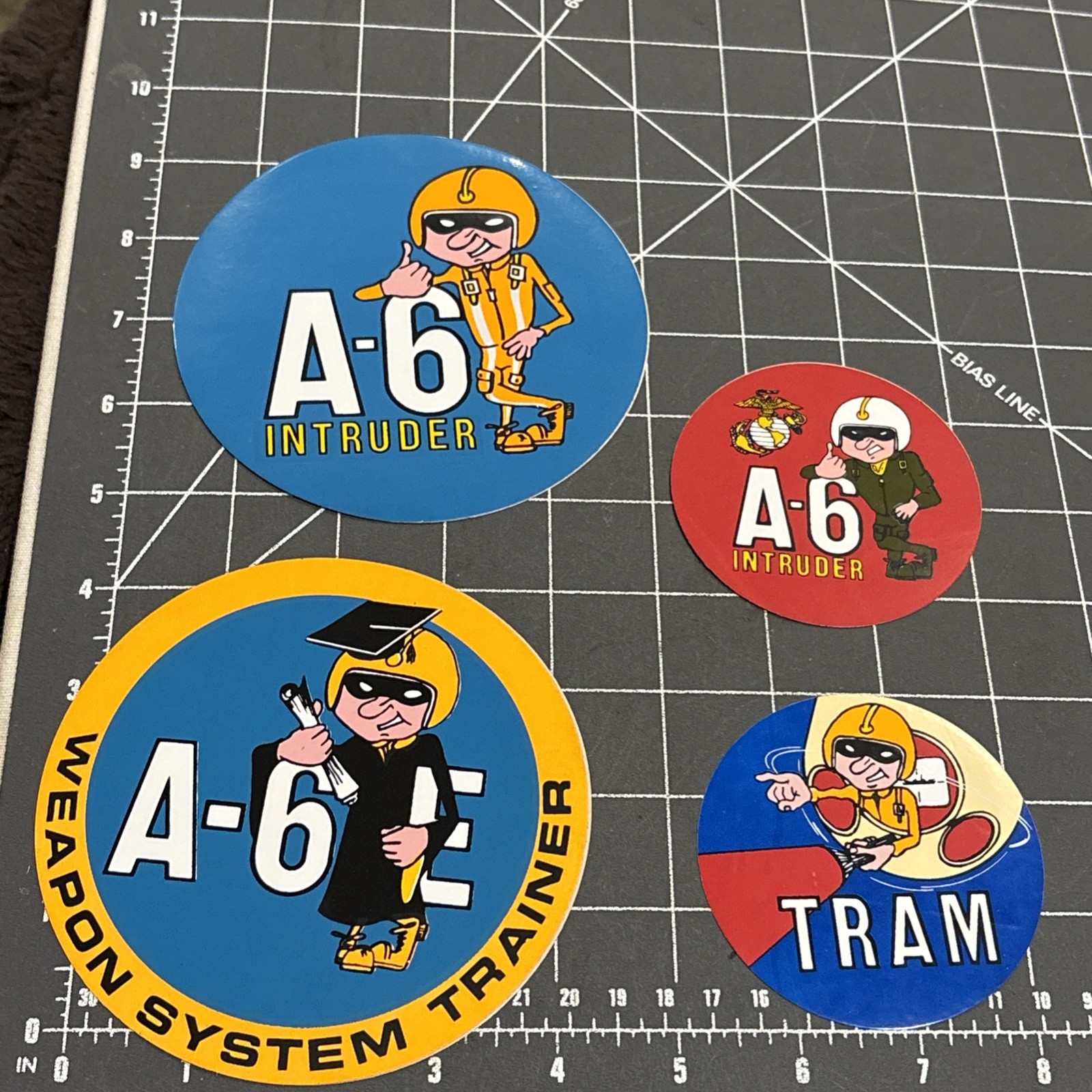 Lot Of 4 Different A-6 Intruder Tram aircraft decals