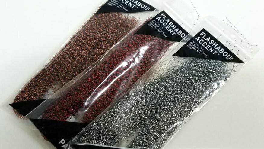 1 HEDRON GRIZZLY FLASHABOU ACCENT Fly & Jig Tying Flash You Pick Color