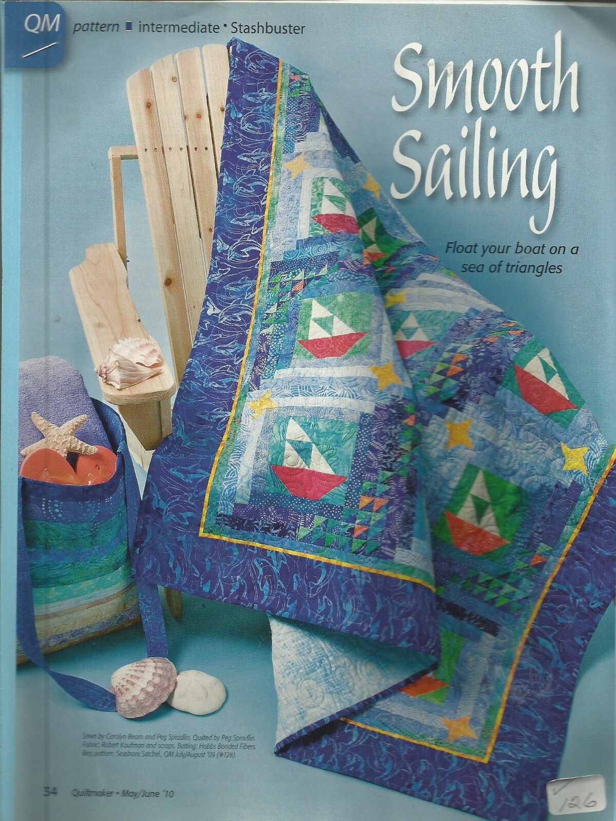 E0586 SMOOTH SAILING PATTERN/INSTRUCTIONS