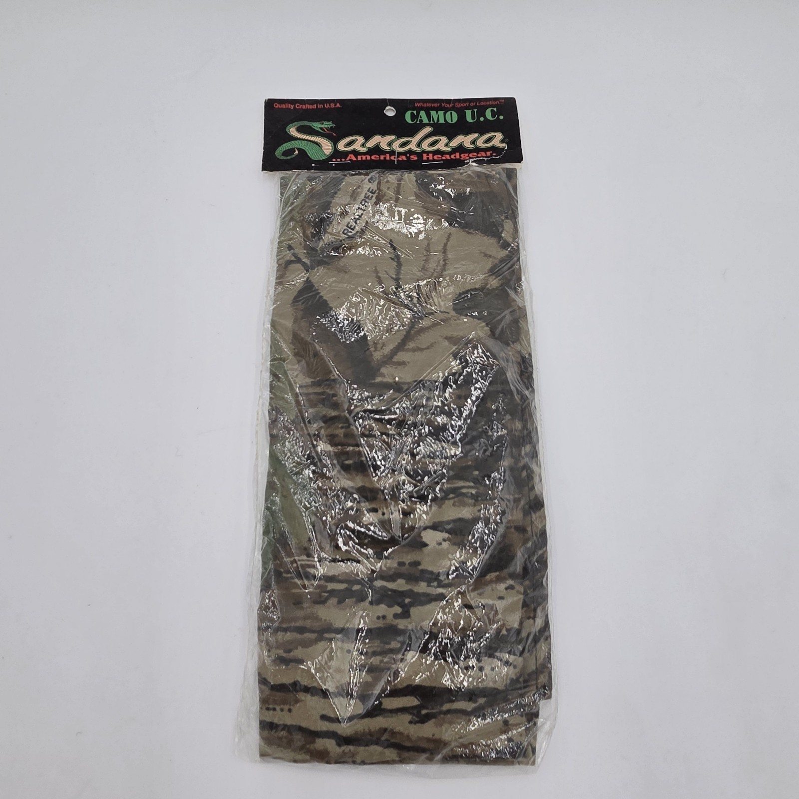 Vintage Sandana Headband Camo Real Tree Brand New In Package