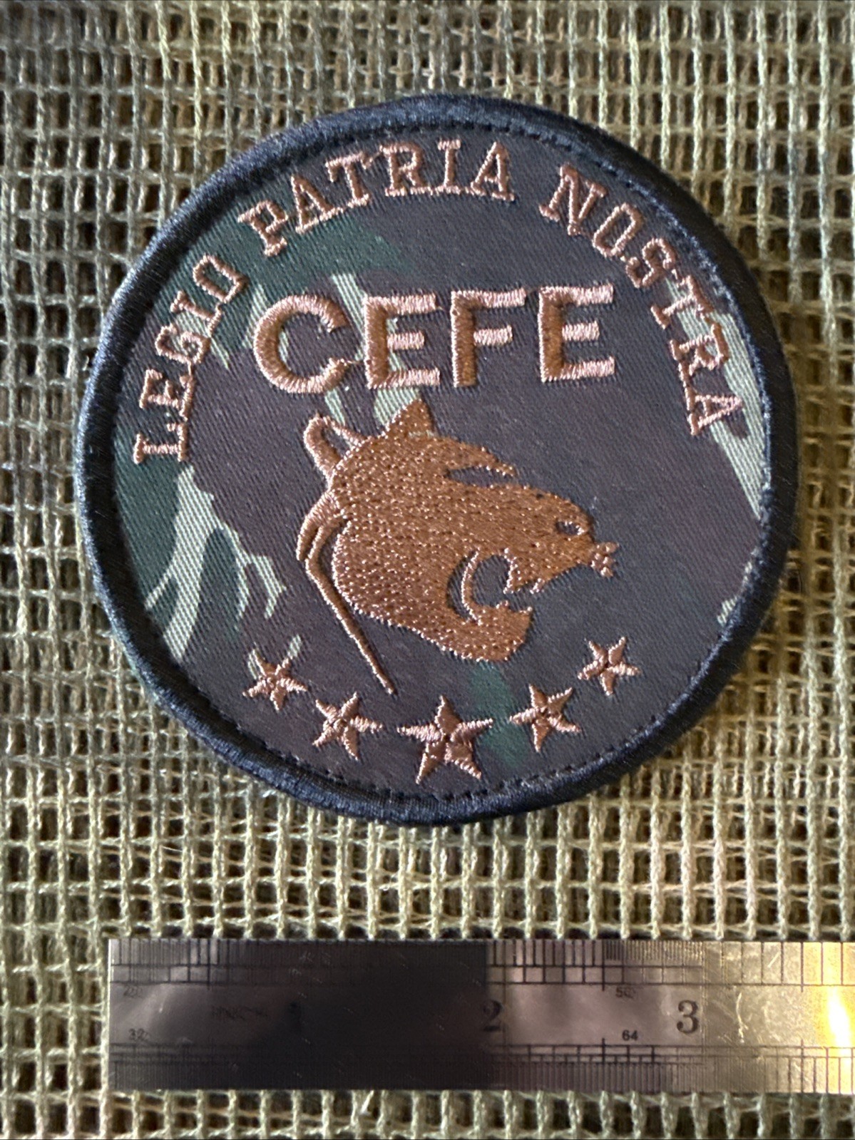 France French Army Jungle Warfare Center CEFE Patch ODG CAMO