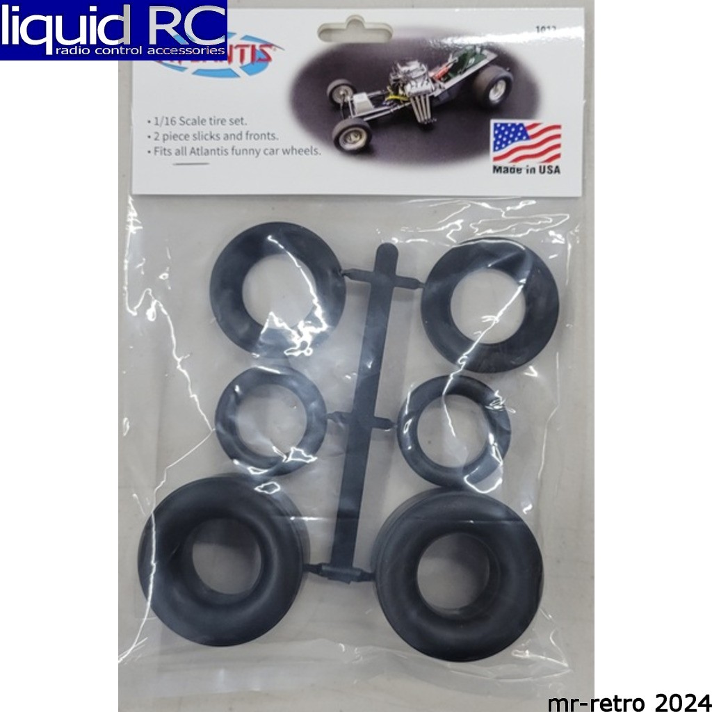 Atlantis Models 1012 Funny Car Tire set 1:16