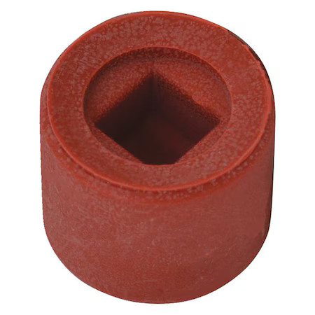 Vaughan Sf12s 1 3/8 In Dia. Soft Face Hammer Tip, Plastic, Red, Press Fit